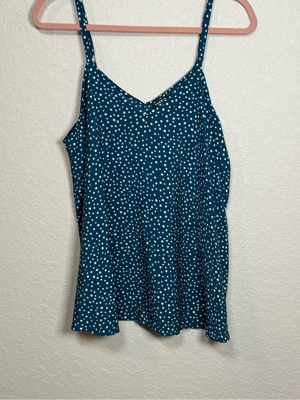torrid Sophie Teal White Polka Dot Camisole